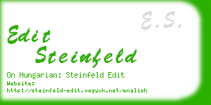 edit steinfeld business card